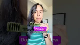 Thumbnail: Dog dental chew warning?! #dogfood