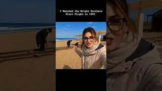 Thumbnail: I Watched The Wright Brothers First Flight in History  #wrightbrothers #aviationhistory
