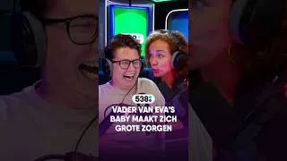 Thumbnail: Vader van Eva's baby maakt zich grote zorgen | #radio538 #shorts