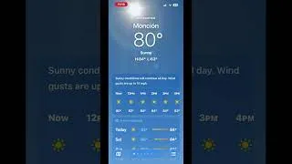 Thumbnail: iOS Weather Animation: Sunny