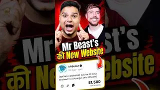 Thumbnail: Mr. Beast की New Website 🔥 #mrbeast #vyro #makemoneyonline