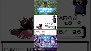 Thumbnail: Pokémon Crystal Playthrough part 16 #pokemon #johto #gaming #pokemoncrystal #retrogaming