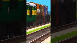 Thumbnail: Garib Rath Express running  At Diamond Railroad tracks Train Simulator #shorts #trainsimuletor