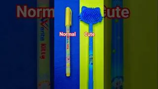 Thumbnail: challenge normal vs cute🥰🥰 #art #smartartandcrafts #funny #artscraft #drawing #craftart #colors
