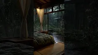 Thumbnail: 🌧️Stay in Calm for 30 Seconds -Cozy Cabin Rain | Sleep, Stress relief #rainsounds #relax