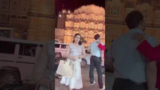 Thumbnail: Standing where history whispers #shorts #hawamahal #jaipur #pinkcity #jaipurdiaries #rajasthan