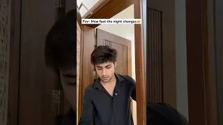 Thumbnail: How fast the night changes🥹🥀 | Raj Grover | #shorts