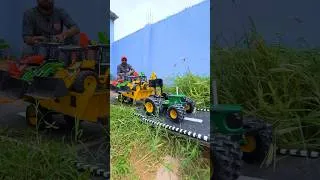 Thumbnail: Many JCB Loaded John Deere Tractor #youtubeshorts #reels
