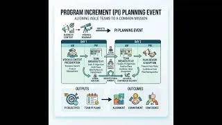 Thumbnail: #piplanning #programincrement #scaledagile #scaledagileframework #safe #releasetrainengineer #agile