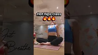 Thumbnail: Hip opening class in hot studio 🔥🔥🔥 #rajyogaclasses #deepstretch #hipopening #yoga