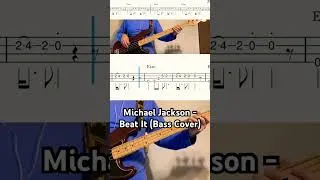 Thumbnail: Michael Jackson - Beat It (Bass Cover) #bass #tabs #michaeljackson #cover #pop #pbass