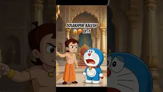 Thumbnail: Chhota Bheem Kicks Out Doraemon! 😱 Dholakpur Kalesh #shorts