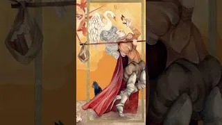 Thumbnail: The Fool (Tarot) - Painting process #art #illustrationnation #gouache #painting #2026arttrends
