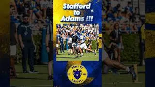 Thumbnail: The Stafford to Davante Connection May Be in Midseason Form
