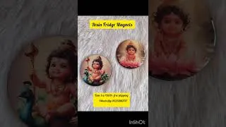 Thumbnail: fridge magnets #youtubeshorts #trendingshorts #trending #viral #murugan @ramyacreations0807