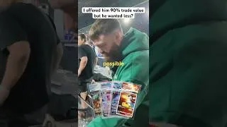 Thumbnail: He wanted less money for his Pokémon card? #pokemon #vendorpov