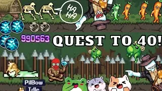 Thumbnail: Quest to 40! Spike minigame. Day 31! - IdleOn #Shorts