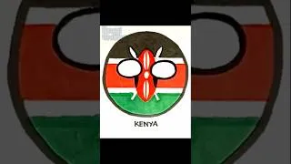 Thumbnail: Drawing Kenya CountryBall #flag #countryballs #drawing