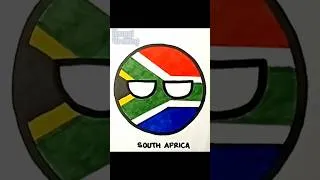 Thumbnail: Drawing  South Africa CountryBall #flag #countryballs #drawing