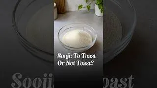 Thumbnail: Sooji को roast करना zaroori hai or no? 🤔 #cookingtips #ranveerbrar