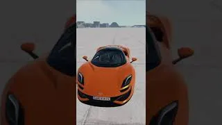 Thumbnail: Car Crash | BeanmNGshorts video |  Car Crash Colourful Track