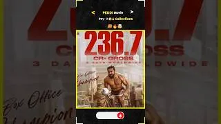 Thumbnail: Peddi Day 3 Collections? 🥵🔥వామ్మో విధ్వంసం ఇది?😱🔥అప్పుడే Devara Record Out?😱🔥Peddi | #shorts