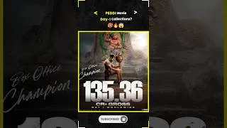 Thumbnail: Peddi Movie Day1 Colleections|🥵🔥వామ్మో విధ్వంసం ఇది?😱🔥Peddi Movie Collections|🔥Ramcharan | #shorts