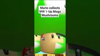 Thumbnail: Can Mario Collect 999 1-Up Mega Mushrooms in New Super Mario Bros. U? #shorts