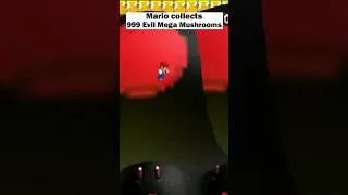 Thumbnail: Can Mario Collect 999 Evil Mega Mushrooms in New Super Mario Bros. U? #shorts