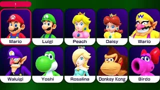 Thumbnail: Mario Party Superstars - All Characters #shorts