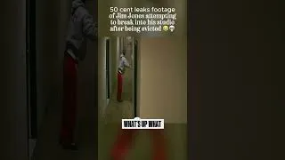 Thumbnail: 50 Cent leaks footage of Jim Jones attempting to break into his studio after being evicted
