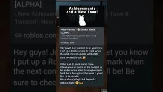 Thumbnail: we are getting a new toon! | new dandy's world update 🥳