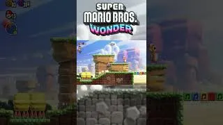 Thumbnail: Wiggler Race Mountaineering 🏃‍➡️ Super Mario Bros Wonder #shorts