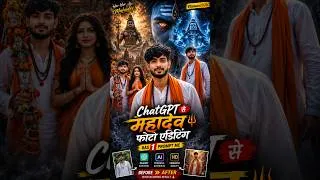 Thumbnail: Sawan 2026 Mahadev AI Photo Editing 🔱 | ChatGPT Se Photo Edit Kaise Kare? #shorts