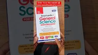 Thumbnail: Ravi Sir GENERAL SCIENCE THEORY+ MCQ BOOK REVIEW 📖 Best book for all exam🧿😍