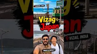 Thumbnail: Vizag beach or Japan beach? Choose your fav 🤔 #japan #vizag #beach