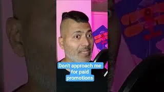 Thumbnail: Don't approach me for paid promotions #shortsfeed #shorts #shortsvideo