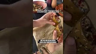 Thumbnail: Making miniature versions of our raw vegan wraps - Snack wraps!!