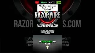 Thumbnail: AI Wipes Out Company Database in 9 Seconds: A Feature, Not Bug? #shorts