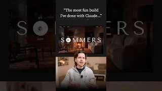 Thumbnail: I Built This Animated Hero Section in Claude Code