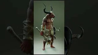 Thumbnail: Mythical Beasts - The Minotaur - #shorts inspired by Eric Carle (The Very Hungry Caterpillar)
