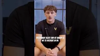 Thumbnail: Meet Pennsylvania’s #1 Tight End Recruit l Vanderbilt Football Adam Gehm #vanderbilt #vandy #shorts