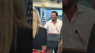 Thumbnail: Luke Bryan having fun auditioning for Press Sec!
