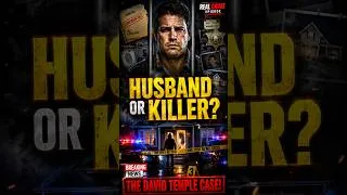 Thumbnail: 🚨 Husband or Killer? 😱 The David Temple Murder Mystery Explained in 60 Seconds | True Crime #shorts