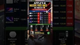 Thumbnail: Apple Products Are Now WAY More Expensive! 😱🇮🇳 #shorts #apple
