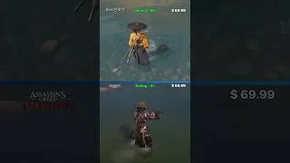 Thumbnail: Ghost of Yotei vs AC Shadows — Running on Water Test 🌊🏃‍♂️