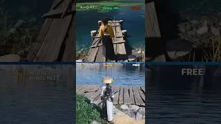 Thumbnail: Ghost of Yotei vs Where Winds Meet — Swimming Test 🌊
