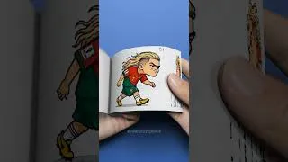 Thumbnail: Cristiano Ronaldo "Haaland Haaland" FlipBook #goat #shorts