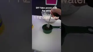 Thumbnail: How to make fake powder milk for reborn dolls fake powder formula #reborn #diy