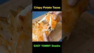Thumbnail: Crispy Potato Tacos #shorts #cooking #food #snack